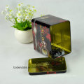 Custom Retangular Metal Music Tin Box with Handle